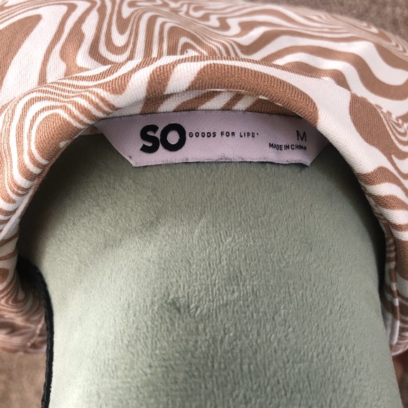 SO Women's Brown and White Bodysuit with collar - Picture 2 of 2